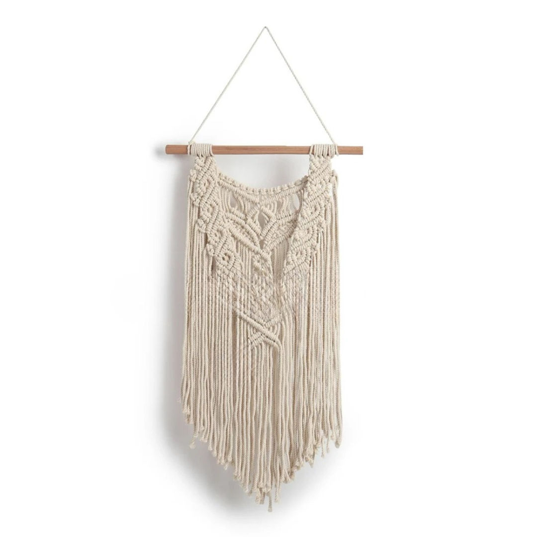 Macrame wall hanging made of cotton cord custom design